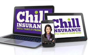 Laptops and Phones with Chill Branding
