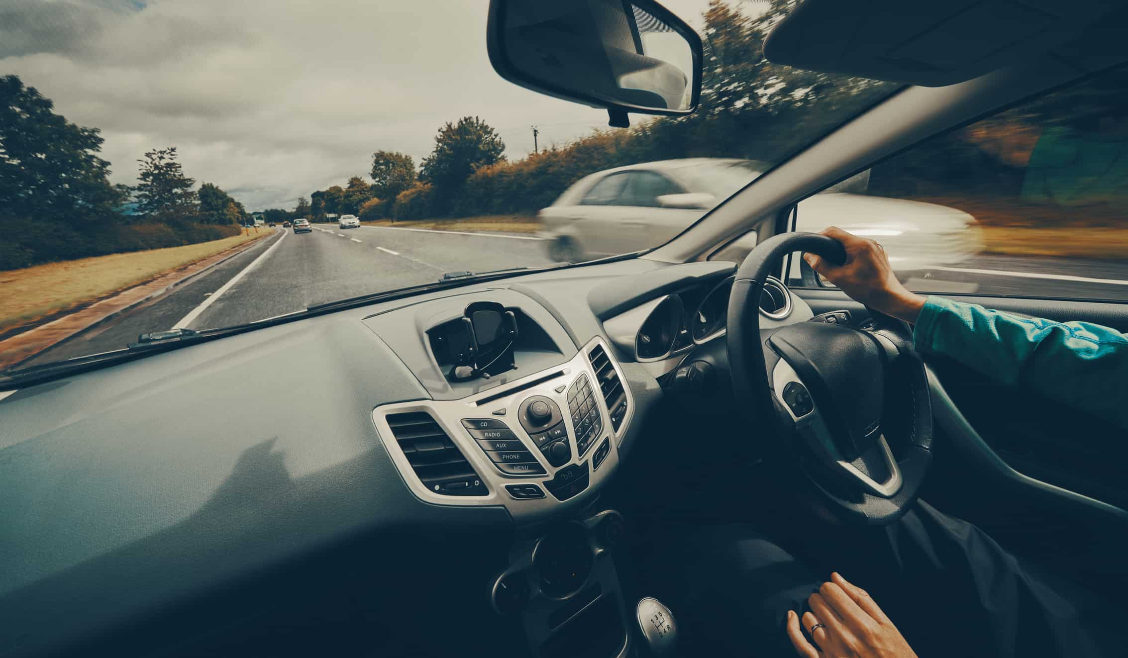 Man Holding Non Irish Driving Licence