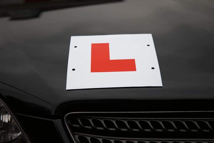 L And P Plates Magnetic Learner New Pass Drivers Plates Full Back