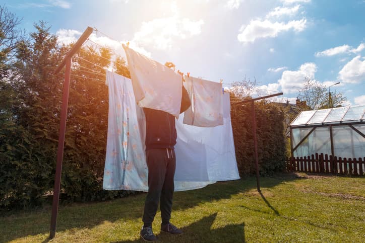 drying-clothes-at-home