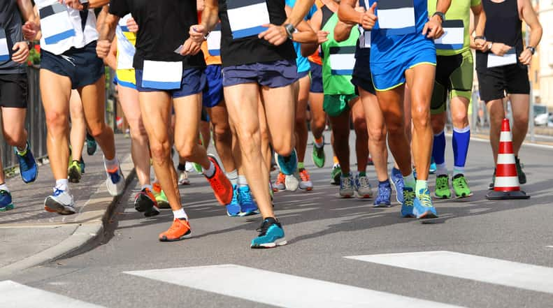 Group of Marathon Runners