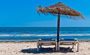 Straw Beach Umbrella