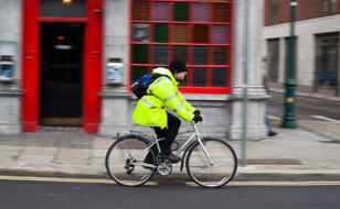 Man Cycling Bike