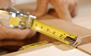 Measuring Tape and Wood