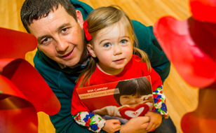 Sick Child with Father