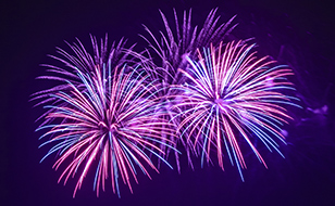 Purple Fireworks