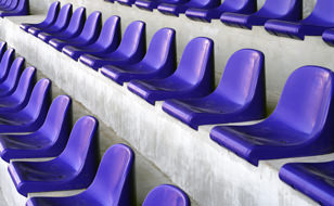 Purple Stadium Seats