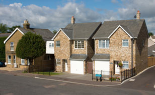 Row of Modern Houses