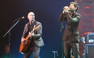The Script On Stage In Concert