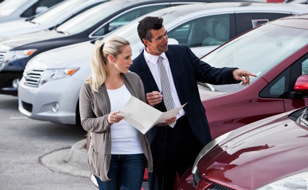 Woman Buying Car