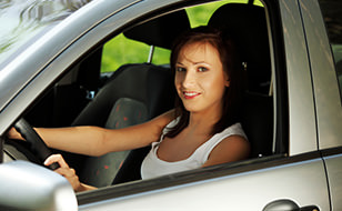 Young Woman Driving