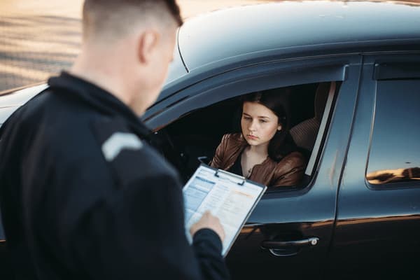 Learner driver unaccompanied