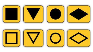 yellow road signs and meanings